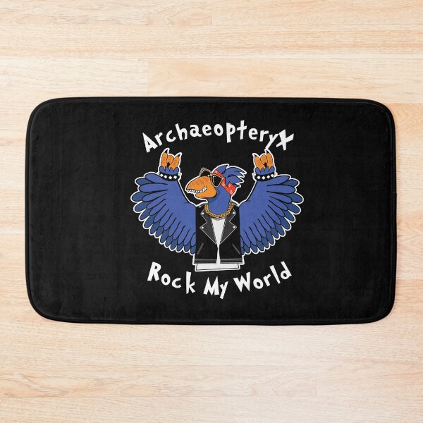 Item preview, Archaeopteryx Rock My World ( Black Version ) designed and sold by WULFLAND ARTS.