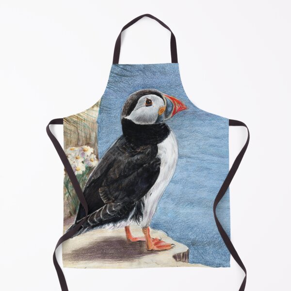 Item preview, Puffin on cliff edge designed and sold by Kathryn Green.