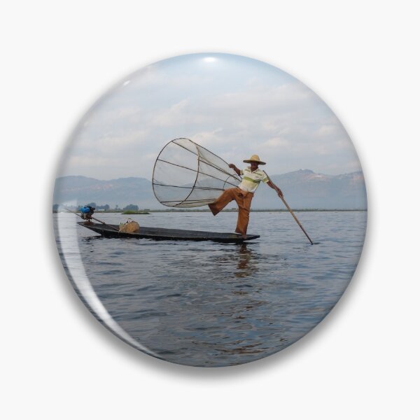 Item preview, Intha Fisherman Inle Lake Myanmar designed and sold by Vagabondlens.
