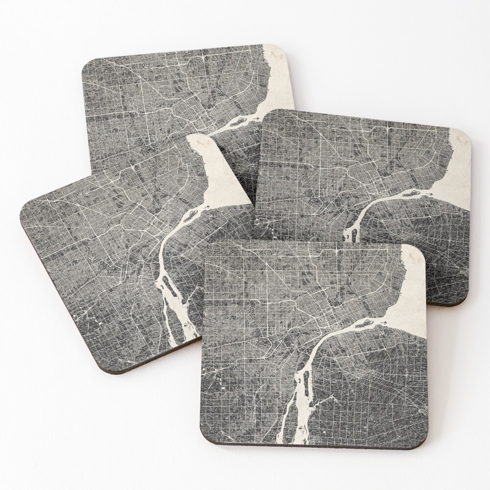 Item preview, Coasters (Set of 4) designed and sold by InkMaps.