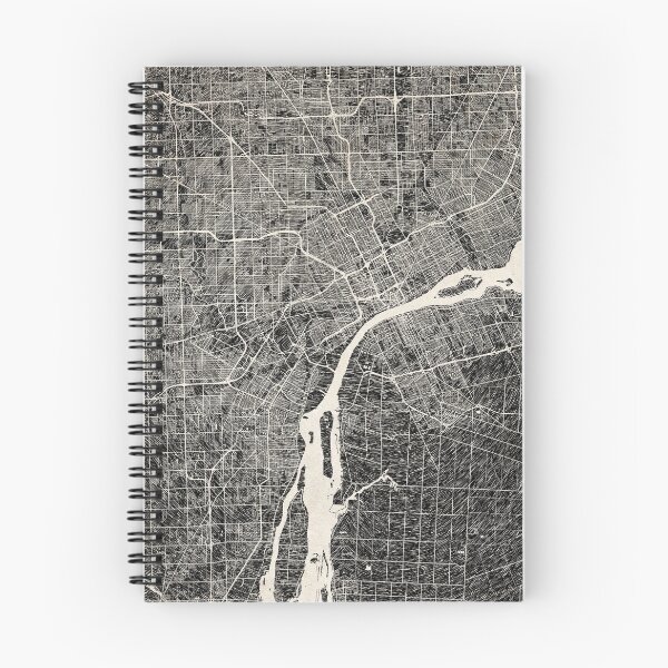 Item preview, Dearborn map Michigan Ink lines designed and sold by InkMaps.