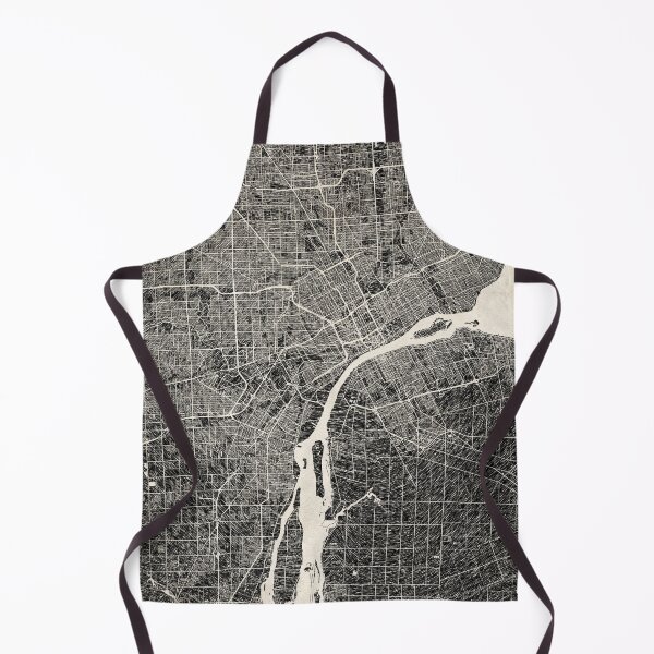 Item preview, Dearborn map Michigan Ink lines designed and sold by InkMaps.