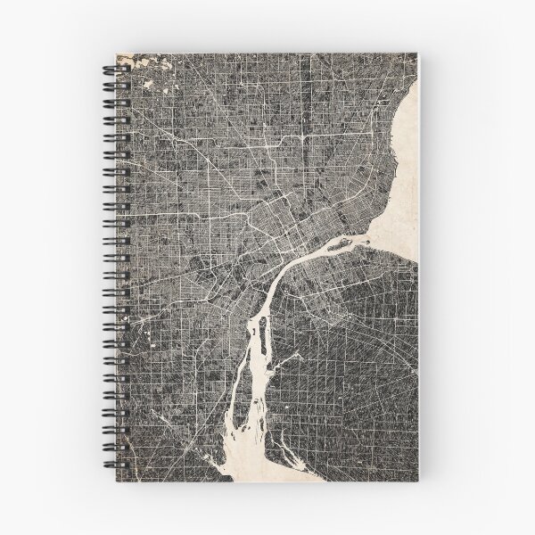 Item preview, Dearborn map Michigan Ink lines 2 designed and sold by InkMaps.