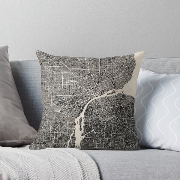 Item preview, Dearborn map Michigan Ink lines 2 designed and sold by InkMaps.