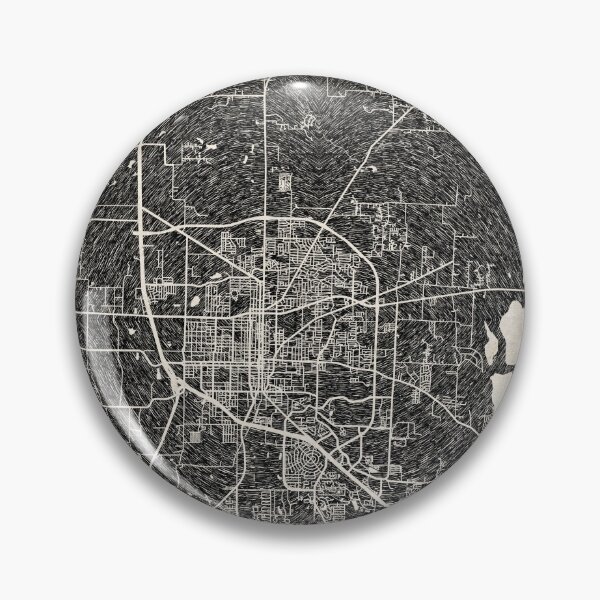 Item preview, Denton map Texas Ink lines designed and sold by InkMaps.