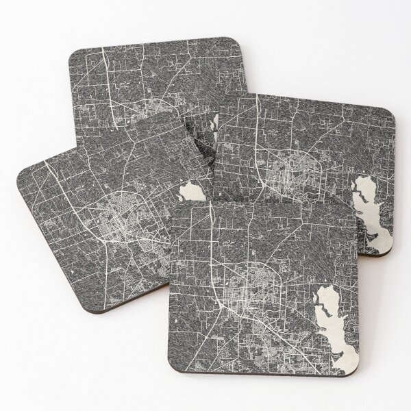 Item preview, Denton map Texas Ink lines designed and sold by InkMaps.