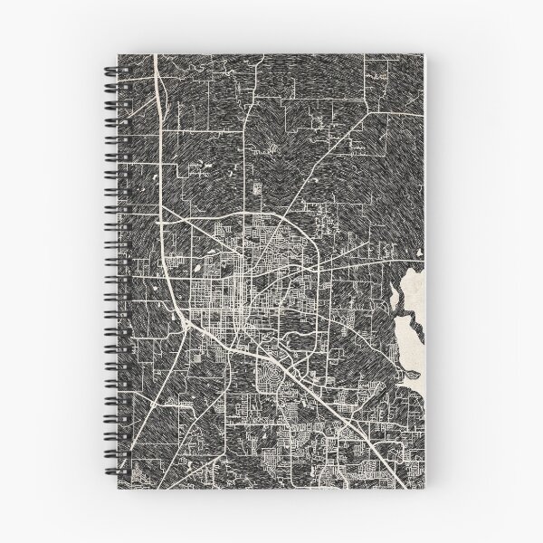 Item preview, Denton map Texas Ink lines designed and sold by InkMaps.
