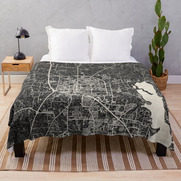 Item preview, Denton map Texas Ink lines designed and sold by InkMaps.