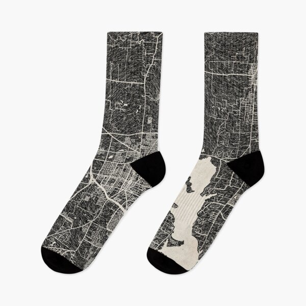 Item preview, Denton map Texas Ink lines designed and sold by InkMaps.