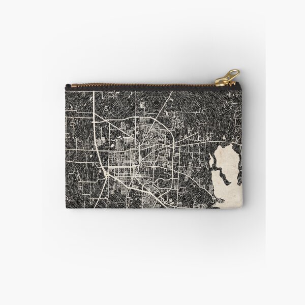 Item preview, Denton map Texas Ink lines 2 designed and sold by InkMaps.