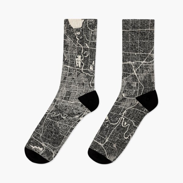 Item preview, Des Moines map Iowa Ink lines designed and sold by InkMaps.