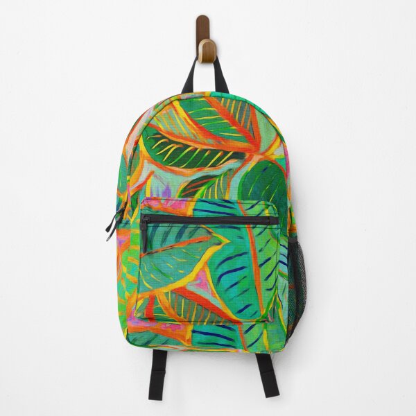 Item preview, Messy Painted Colorful Tropical Leaves designed and sold by micklyn.