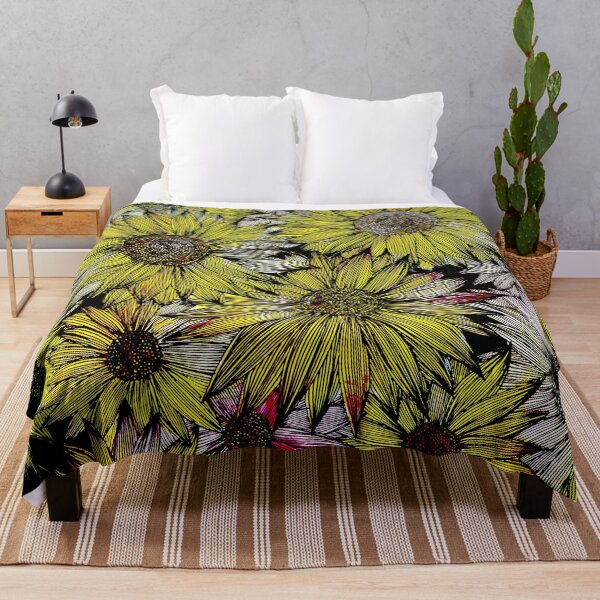 Item preview, Beautiful Sunflower Pattern designed and sold by MinArt Illustrations.