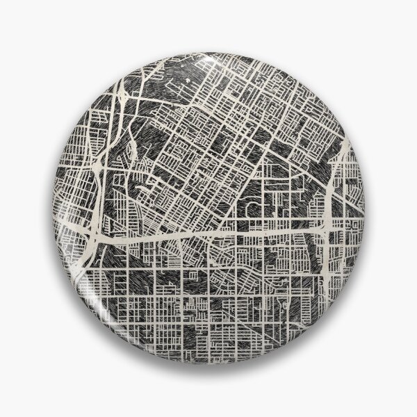 Item preview, Downey map California Ink lines designed and sold by InkMaps.