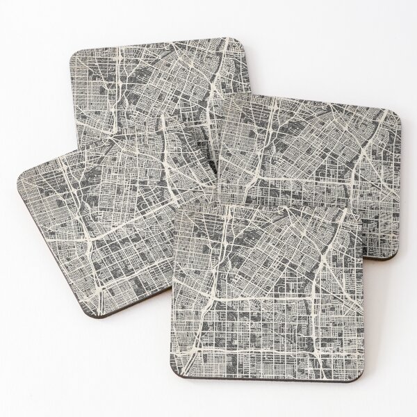 Item preview, Downey map California Ink lines designed and sold by InkMaps.