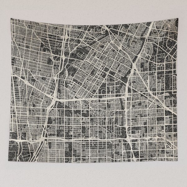 Item preview, Downey map California Ink lines designed and sold by InkMaps.