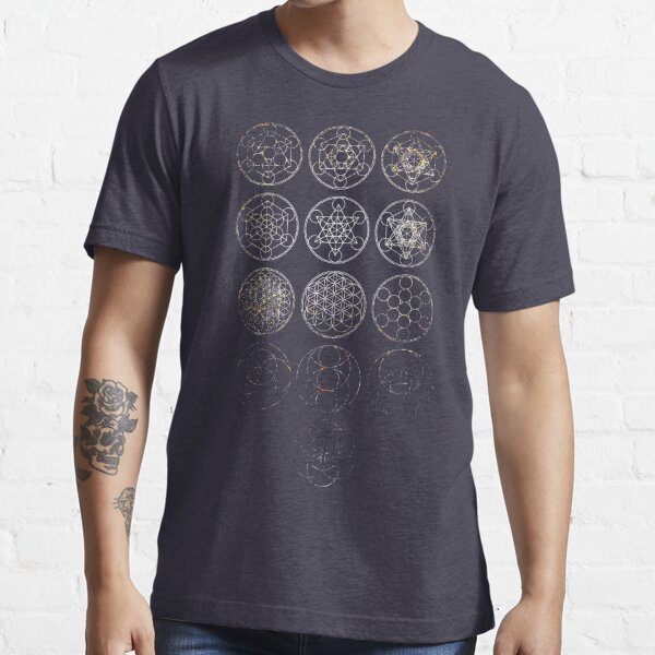 13 Circles [Tight Cluster Galaxy] | Sacred Geometry Essential T-Shirt