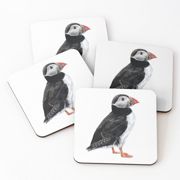 Item preview, Puffin colored pencil drawing designed and sold by Kathryn Green.