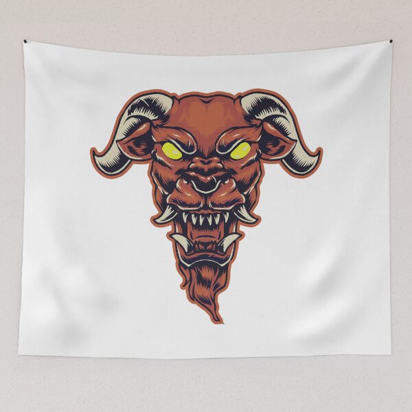Item preview, Demon Head Scary Shirt designed and sold by YSNbr.