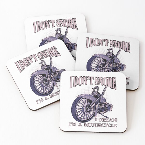 Item preview, I don't snore I dream i'm a motorcycle, funny motorcycle designed and sold by Lekrock.