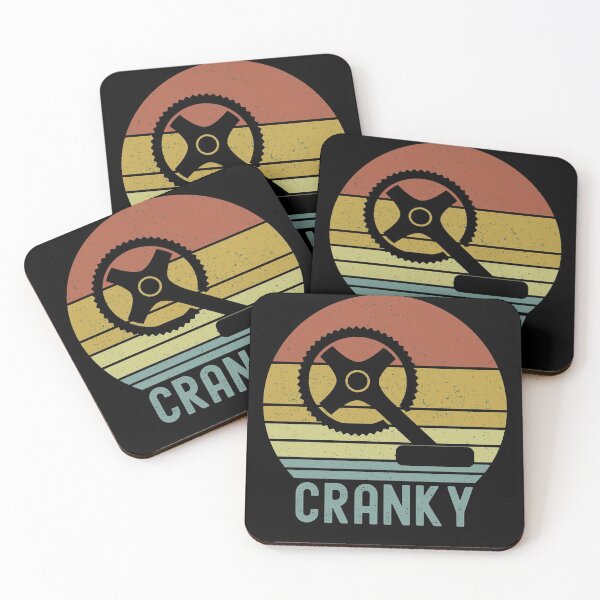 Item preview, Cranky Funny Bicycle Cyclist MTB Mountain Biker designed and sold by ExpressWayFour.