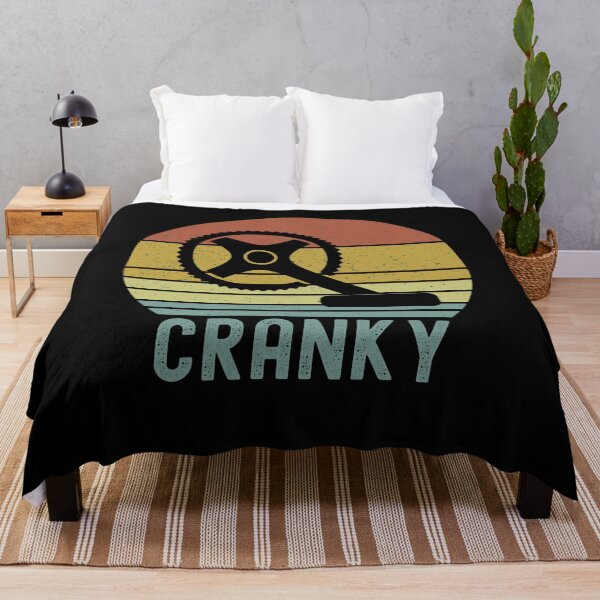 Item preview, Cranky Funny Bicycle Cyclist MTB Mountain Biker designed and sold by ExpressWayFour.