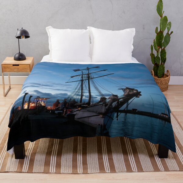 Item preview, Tall Ship docked for the night designed and sold by Violaman.