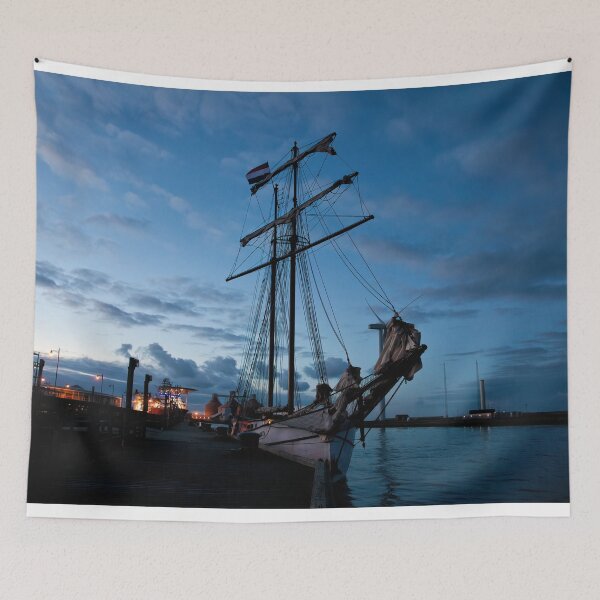 Item preview, Tall Ship docked for the night designed and sold by Violaman.