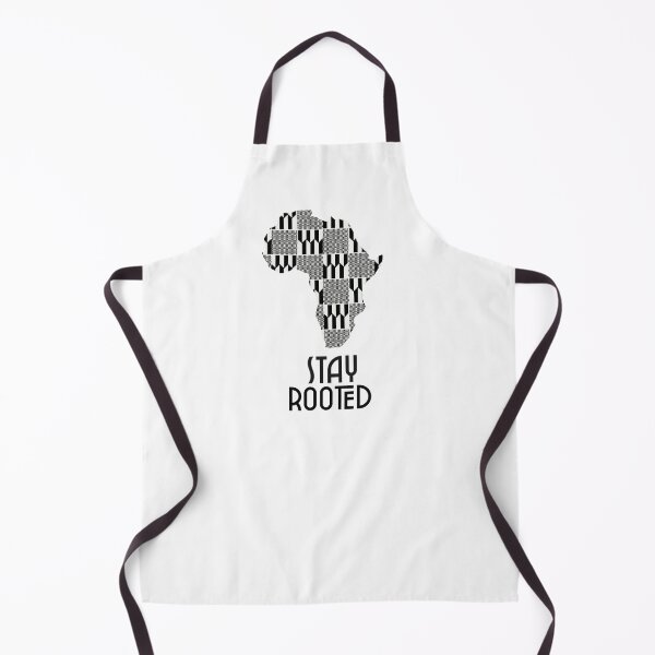Item preview, Stay Rooted Black & White Kente Print designed and sold by Mazubalala.
