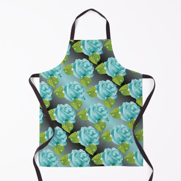 Item preview, Blue Sparkly Roses Pattern designed and sold by Ayesha Saleem.