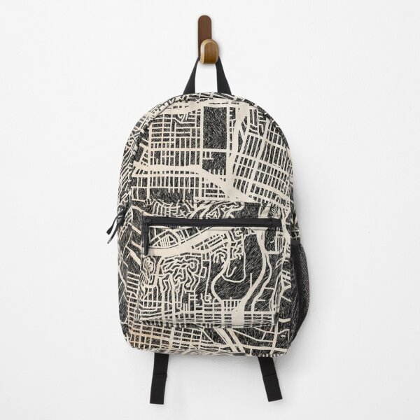 Item preview, East Los Angeles map California ink lines 2 designed and sold by InkMaps.