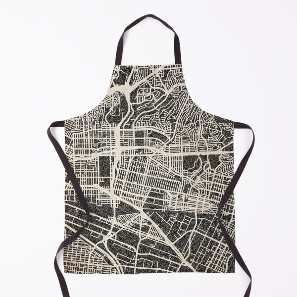 Item preview, East Los Angeles map California ink lines 2 designed and sold by InkMaps.