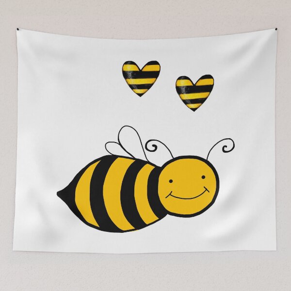 Item preview, Creative Bee with Heart. Funny Striped. designed and sold by ZheltakovaIana.