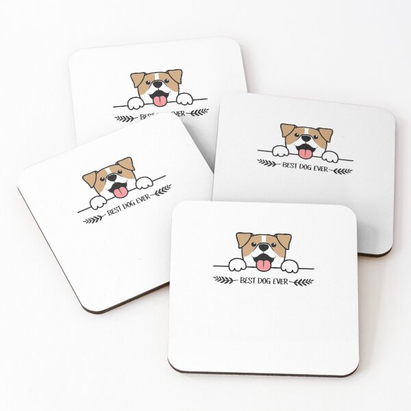 Item preview, Funny Cute Best Dog Ever Dog Looking Over Wall  designed and sold by ralphieglenden.