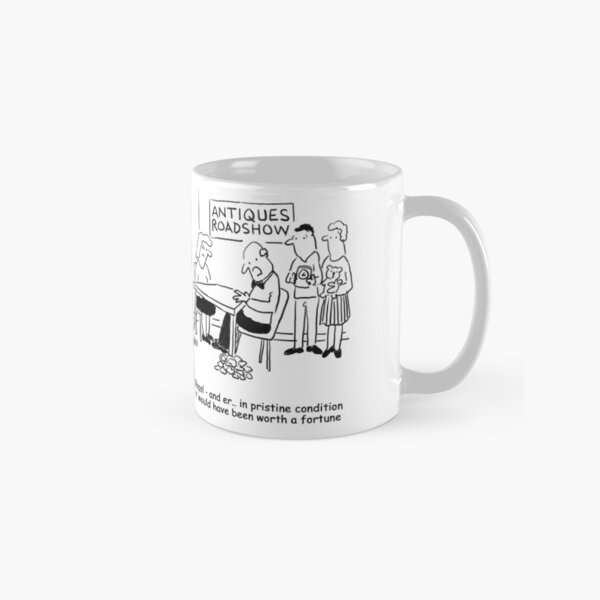 Oops - Antiques Roadshow expert drops an item Classic Mug