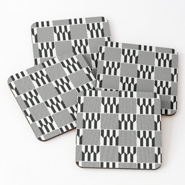 Item preview, Stay Rooted Black & White Kente Print designed and sold by Mazubalala.
