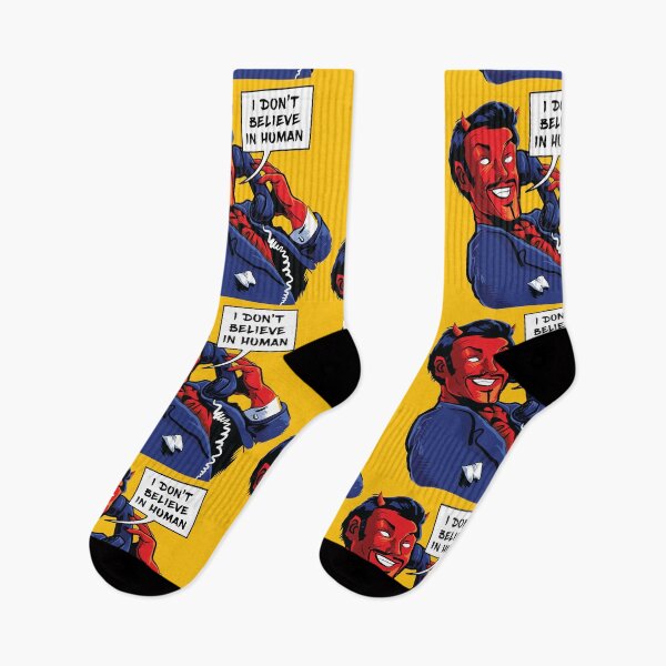 Item preview, I Don't Believe in Humans  - Vintage Comic Satan Says designed and sold by WULFLAND ARTS.