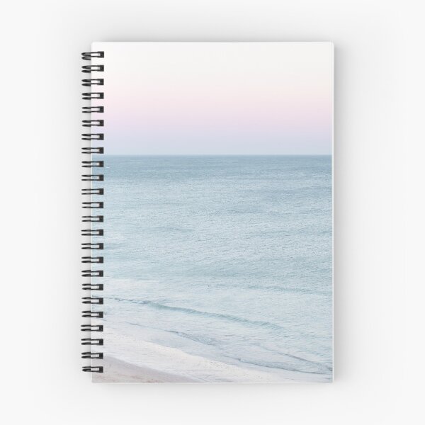 Item preview, Ocean Sunset, Pink Sky, Pastel Beach, Travel photography designed and sold by Ingrid Beddoes Photography.