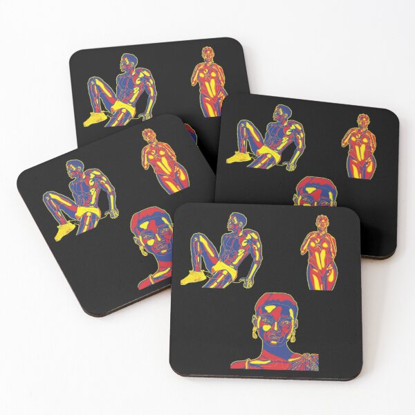 Item preview, CGI Graphic Portraits (3 Pack of Brenn, Koffi and Shudu) designed and sold by h8ngry.