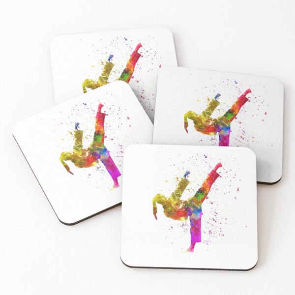 Item preview, Judo martial art in watercolor designed and sold by paulrommer.