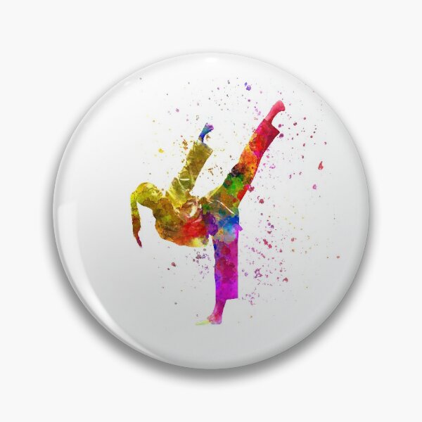 Item preview, Judo martial art in watercolor designed and sold by paulrommer.