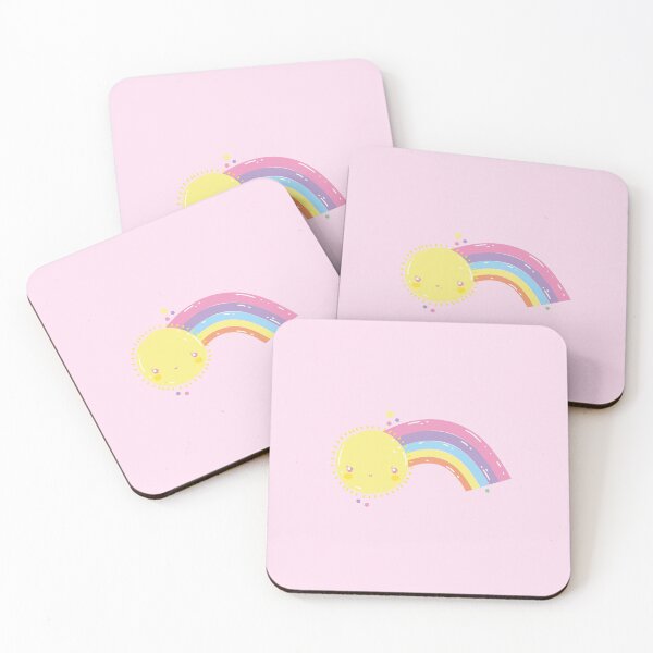 Item preview, Cute Kawaii Sun And Rainbow designed and sold by KawaiiFlowers.