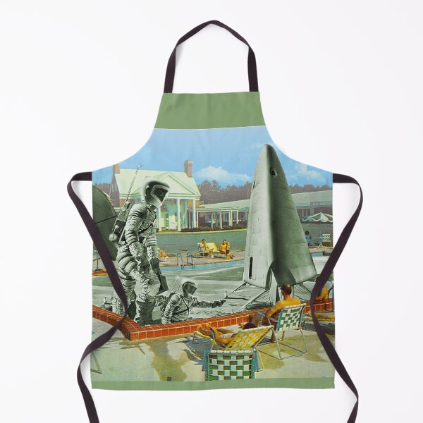 Item preview, Spacemen Astronauts in a Fifties Swimming Pool with Rocket designed and sold by KALEIDOSCOPE UK.