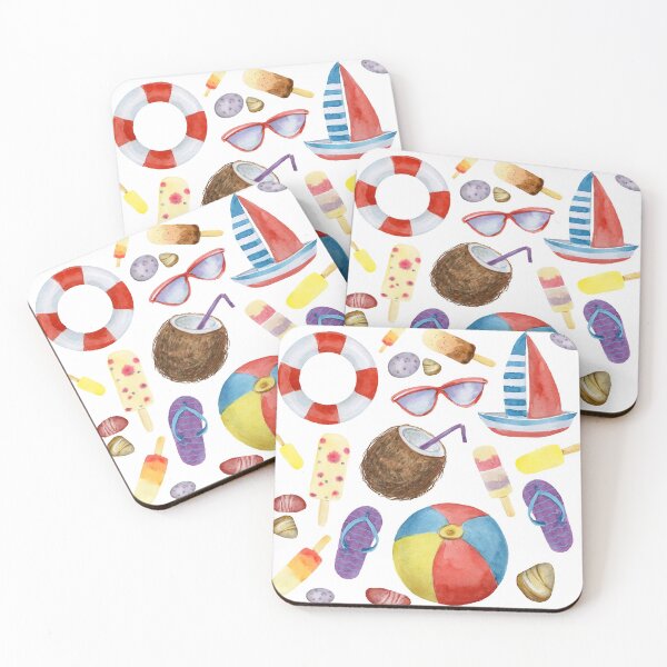 Item preview, Summer Sunny Beach Colorful Pattern designed and sold by inga-ra.