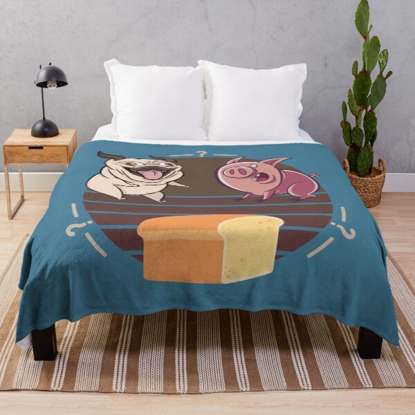 Item preview, Funny Pug, Dog Pig Loaf of Bread, Cute Pug Loaf Artificial Intelligence malfunction meme  designed and sold by Ransyn Art.