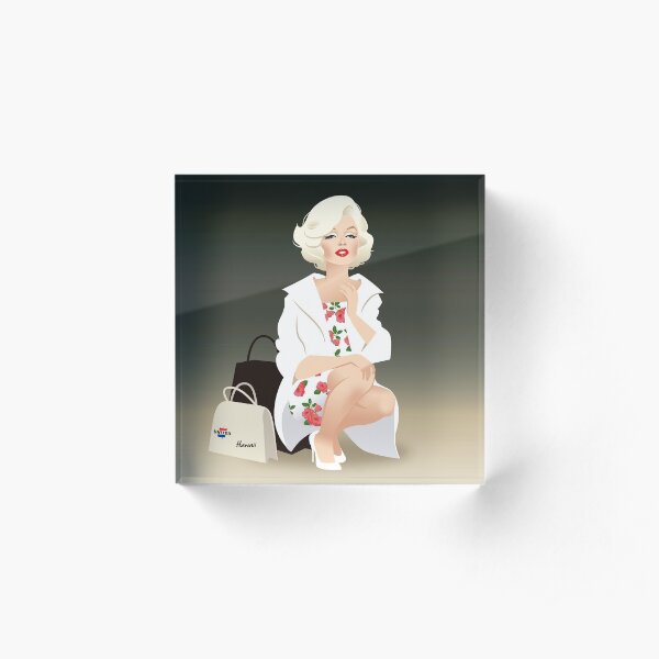 White coat Acrylic Block