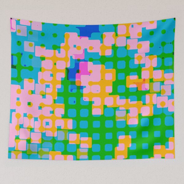 Item preview, Rendering funk pattern - abstract landscape designed and sold by Xdelacra.