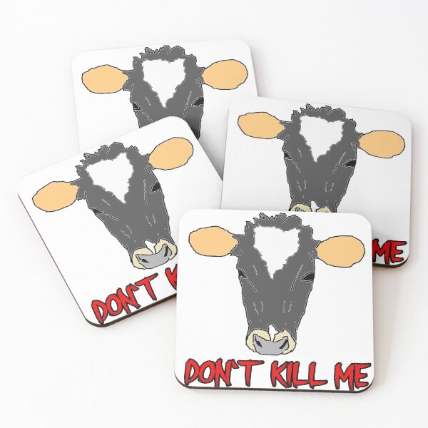 Item preview, Cow: "Don't kill me!" designed and sold by RevolutionInPaint.