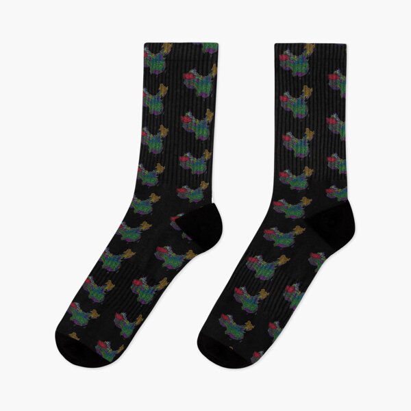 Item preview, China and Taiwan River Basin Map in Rainbow Colours with Black Background designed and sold by GrasshopperGeo.