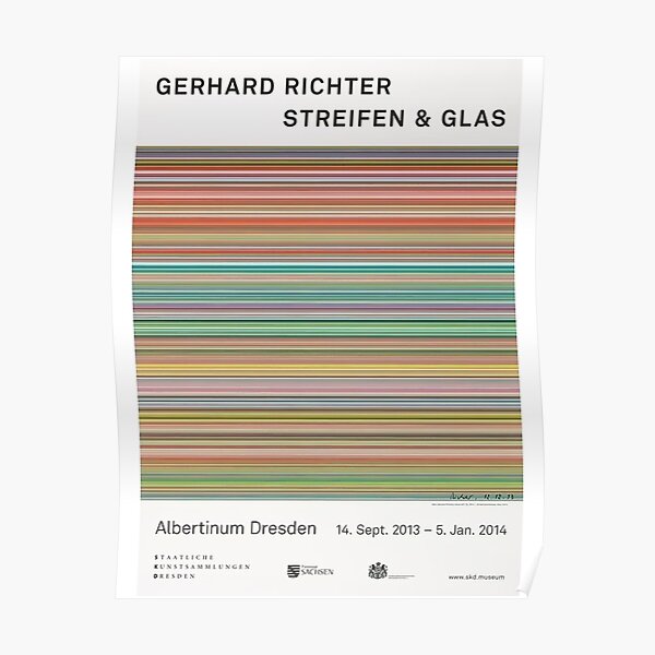 Streifen & Glas Poster